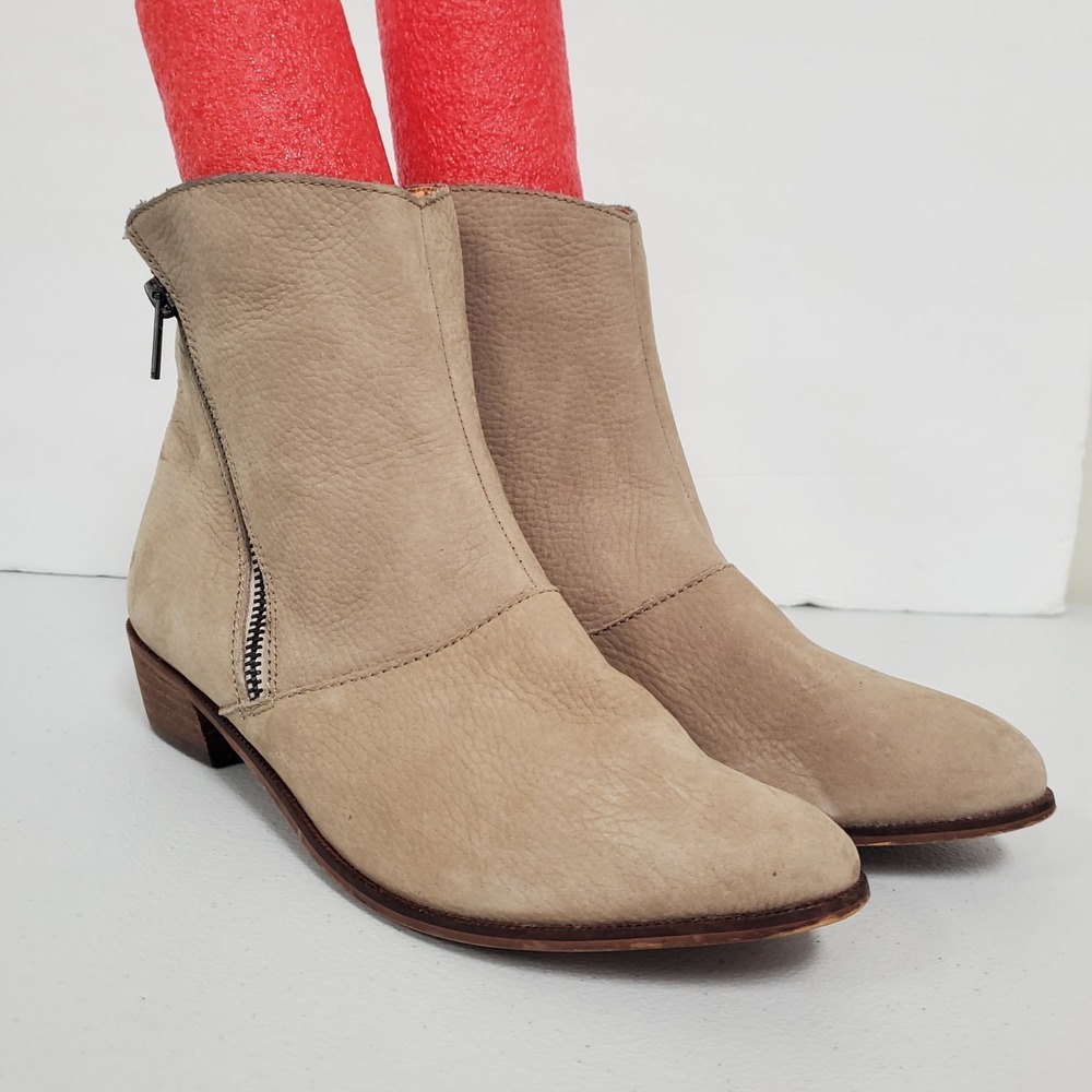 Kelsie Dagger‎ Womens Brooklyn Western Cowgirl Festival Booties Size 8.5 Beige
